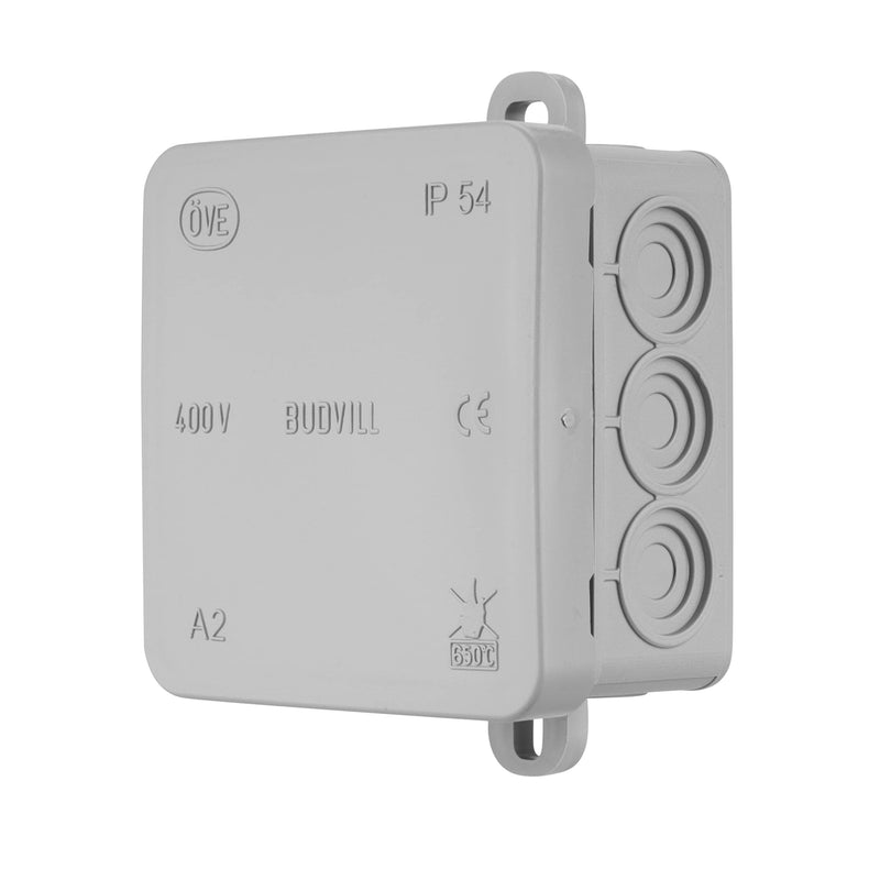 Rev Ritter IP54 0518429777 Junction Box 75 x 75 mm without Terminal Strip 10-Piece Set 7-fach 75 x 75 x 40 mm