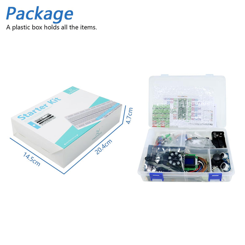 [AUSTRALIA] - Freenove Super Starter Kit for Raspberry Pi Pico 2 W (Included), Dual Arm Cortex-M33 and Dual Hazard3 RISC-V Microcontroller, 588-Page Detailed Tutorial, 177 Items, 94 Projects, Python C Java Code with Raspberry Pi Pico 2 W 