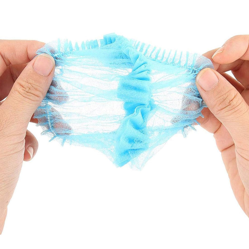 Pack of 20 Disposable Non-Woven Bouffant Caps, Anti-Dust Protection, Headwear, Headwear with Elastic Stretch Band for Medical Laboratories, Nurse, Tattoo, Hospital