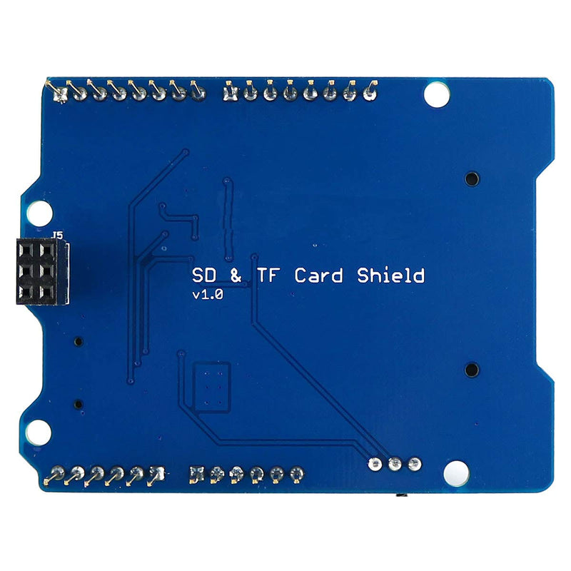 HiLetgo Stackable SD Card TF Card Micro SD Card SD/SDHC/Micro SD/Micro SDHC Card Reader Shield Multi-Functional SD Card Shield Module for Arduino UNO R3 MEGA2560