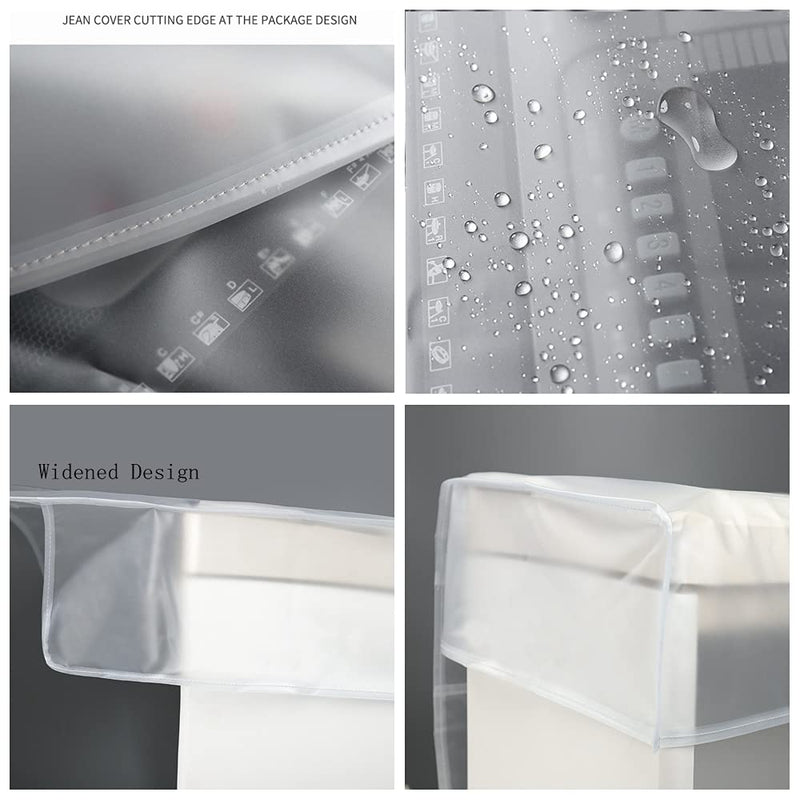 OriGlam Piano Keyboard Dust Cover, Transparent, Waterproof, Fits 61/76/88 Keys
