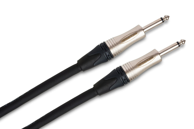 [AUSTRALIA] - Hosa SKJ-210 Edge Speaker Cable, Neutrik 1/4 Inch TS to Same, 10 Feet 10-Feet 