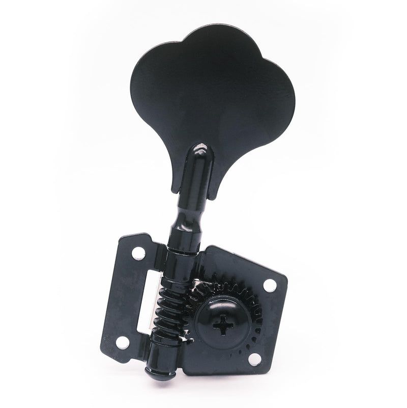 [AUSTRALIA] - 4R Opened Electric Bass Guitar Tuning Pegs Machine Heads Tuners for Bass for Jazz Precision P Bass Replacement (4R Black) 4R Black 