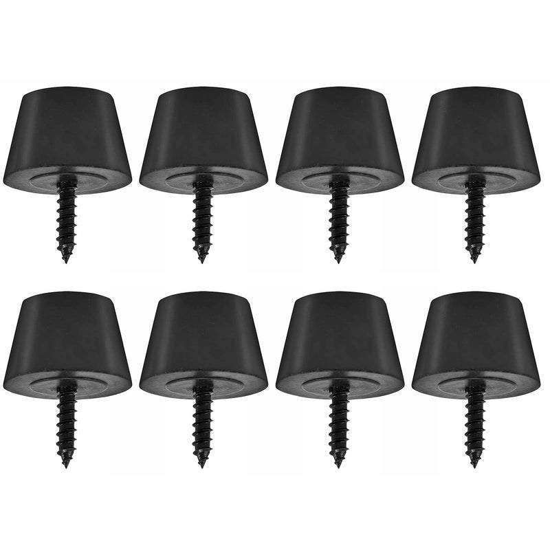 Ubber Bumpers,Rubber Feet,o Feet Isolation,Speaker Rubber Foot,Amp Feet 4 Pairs 30X20Mm Rubber Feet Anti Vibration Base Pad Stand for Speaker Guitar Amplifier W Screws