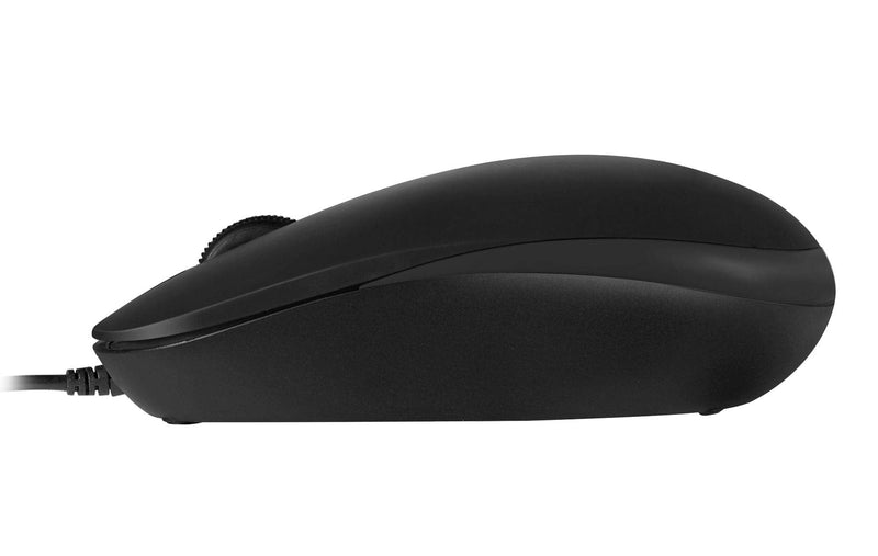 Perixx PERIMICE-201C USB Type C Wired Optical Mouse with 3-Button, Scroll Wheel, 800 DPI, Black Type C Mouse