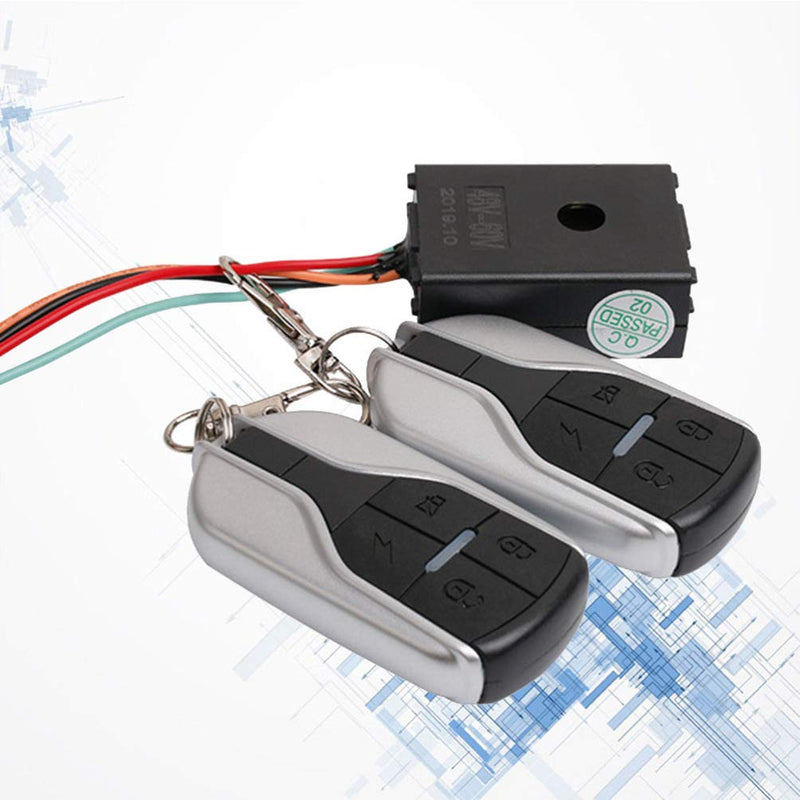 [AUSTRALIA] - Garneck Motorcycle Anti Security Alarm System with Double Remote Waterproof for 48V 60V 64V 72V Scooter Bicycle - Remote Control Random Style 
