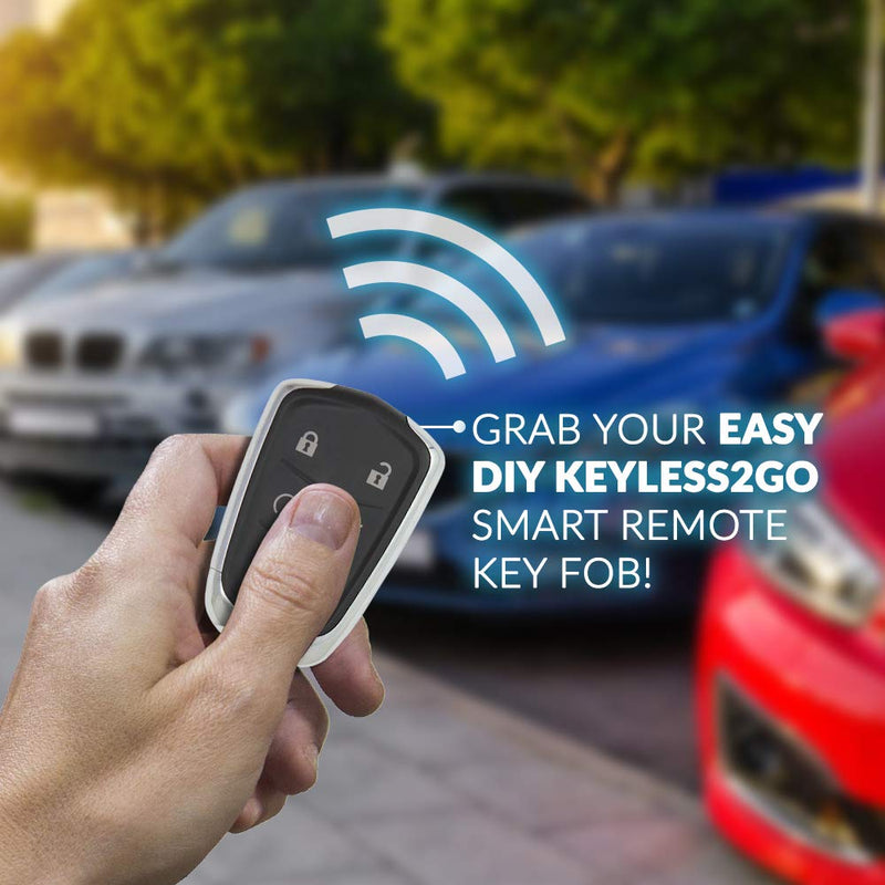 Keyless2Go Replacement for 5 Button Proximity Smart Key Cadillac SRX HYQ2AB 13580800