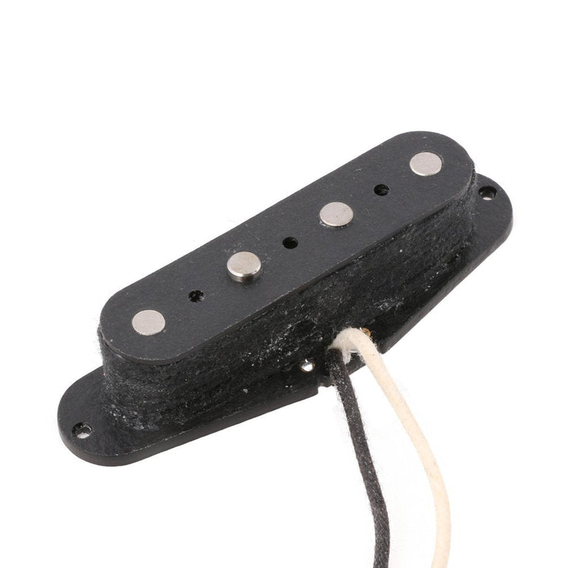 Black 4 String Guitar Pickup 5 Magnet Fiber Bobbin for Tele Bass 51PB