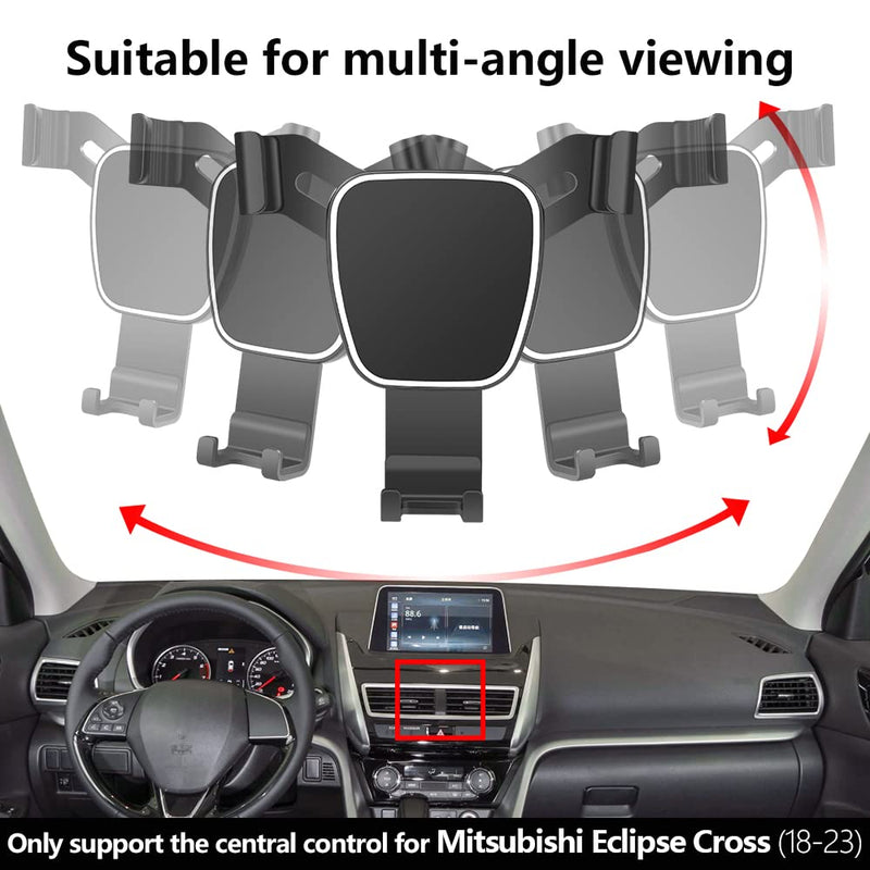 Car Phone Holder for Mitsubishi Eclipse Cross 2018-2026 EC Auto Accessories Navigation Bracket Interior Decoration Mobile Cell Phone Mount