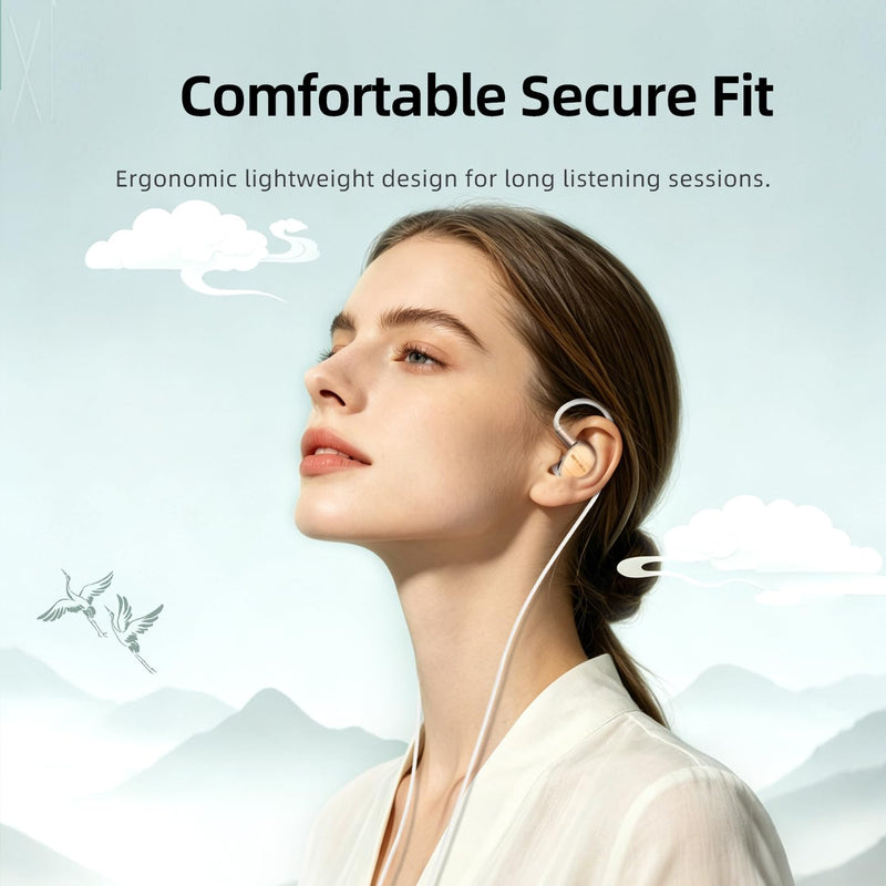 SIVGA Que Plated Beryllium Dynamic Diaphragm Wired Earbuds QUE | 10mm magnet dynamic driver, zinc alloy housing deliver pure, hi-fi sound quality SIVGA QUE