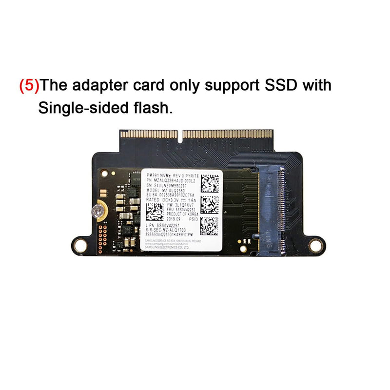 chenyang MAC SSD Upgraded Adapter 2230/2242mm M.2 NVME SSD Upgraded Convert Adapter for MAC Pro 2016 2017 13" A1708 for 2016 2017 MAC Pro A1708