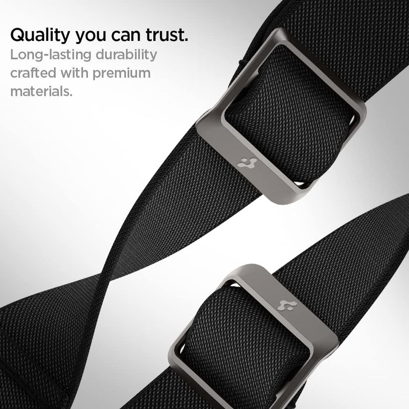 Spigen Thin Fit Case and Lite Fit Band Designed for Apple Watch Bands 44mm Series SE3/SE2/6/SE/5/4 - Black
