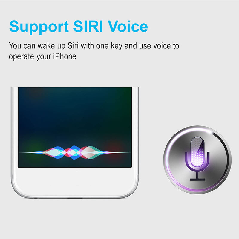 Bluetooth Car Speaker, Handsfree Bluetooth Car Speakerphone Multipoint Speaker Phone, Support Siri Voice Assistant, with Auto Power On Off Omni Mic Digital Amplifier