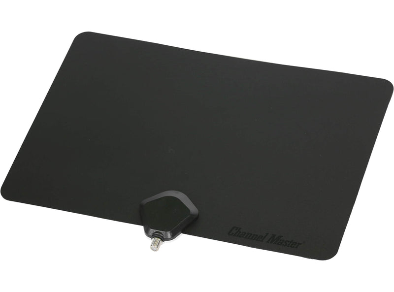 Channel Master Flatenna Ultra-Thin Indoor TV Antenna 35 Mile Range - Dual Sided Black or White - CM-4001HDBW Non Amplified