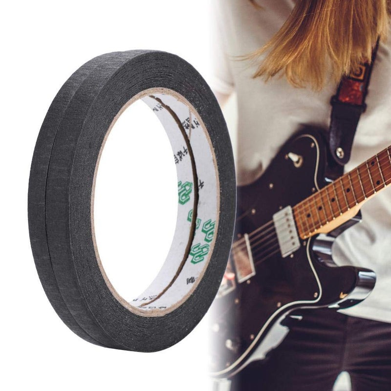 Guitar Pickup Accessories Insulated Tape Band Adhesive, Guitar Parts Black Textured Paper Pickup Tape for guitar pickups, 2pcs guitar pickup tape cloth