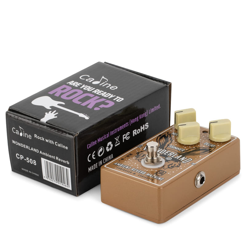 [AUSTRALIA] - Caline CP-508 Wonderland Ambient Modulated Digital Reverb Guitar Effects Pedal Aluminum Alloy Casing 
