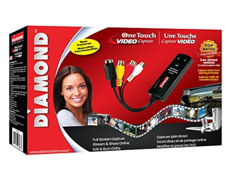 [AUSTRALIA] - Diamond VC500SE One Touch VHS & Camcorder to Digital Video Converter for Windows 11 & 10 PC 