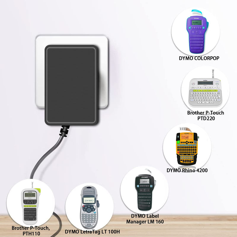[AUSTRALIA] - 9V 2A Power Supply Charger Cable for Roland PSB-1U Adapter, for Boss PSA-120S ME-80 RC-30 RC-202 ME-70 Power Guitar Pedal, for DYMO LabelManager LM-160 500TS 100 150 220P 350 LM210D LM-200 