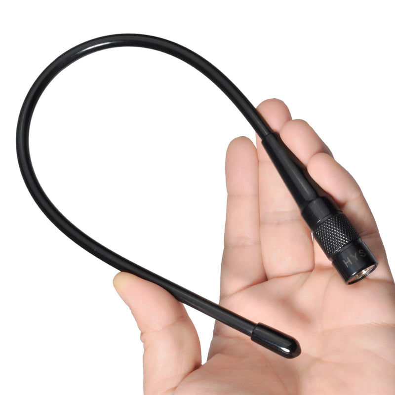 [AUSTRALIA] - HYS GMRS HT Pre Tuned SMA Male Base Antenna, UHF 462-467Mhz Walkie Talkie Antenna for 460-470Mhz Midland WOUXUN Motorola Kenwood Icom Vertex Blackbox HYT Hytera Two Way Radio Black 2PCS (462-467Mhz) 