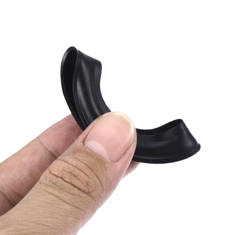 MECCANIXITY Rubber Speaker Foam Edge Surround Rings 2.25 Inch 33mm x 53mm Perforated Subwoofer Rings Replacement Parts for Speaker Repair or DIY Black 4 Pcs