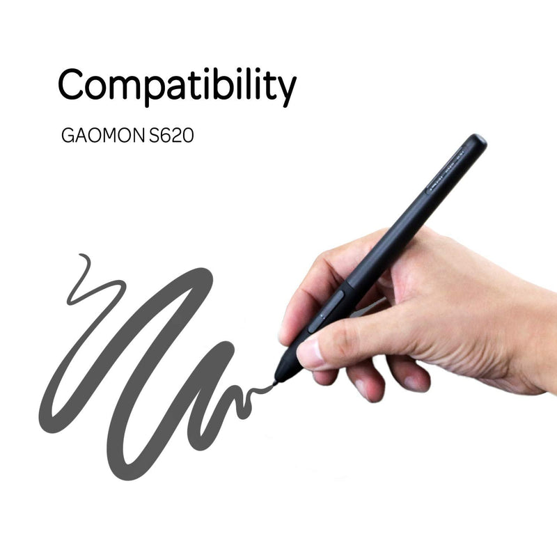GAOMON Art Paint AP32 Battery-Free 8192 Levels Pressure Passive Stylus Only for Graphics Tablet PD2200/S620/S630/M10KPRO/M106KPRO/M1220/M1230