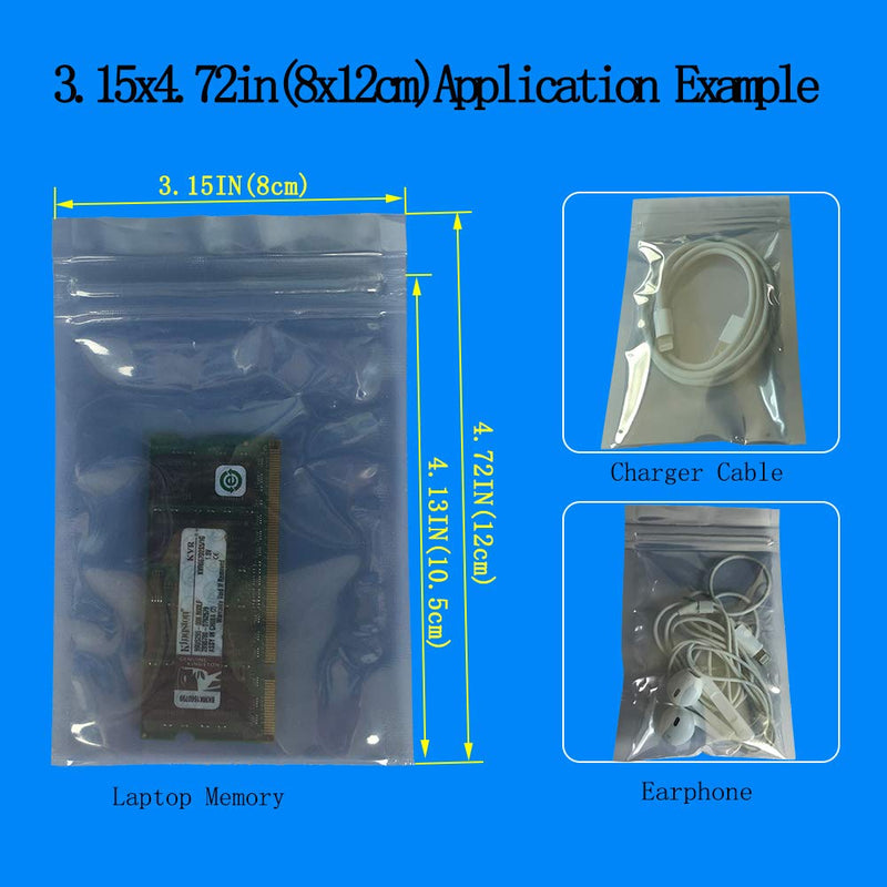 Anti Static Bags,ESD Bags,30pcs Mixed Sizes Antistatic Resealable Bags for 3.5 Hard Drive, 2.5 Solid State Drive,with Labels, ESD Shielding Bags for Varieties of Electronic Device 30pcs Mixed Sizes