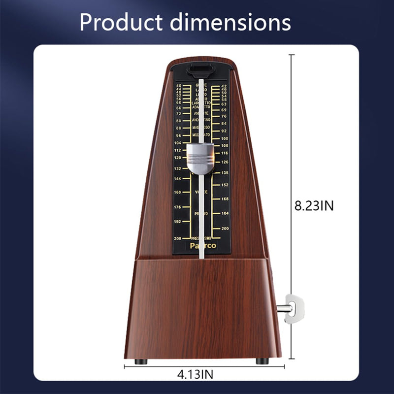 Mechanical metronome, piano sound, big guitar, violin, drum kit, instrument, universal rhythmologist (Musical Instrument Universal【Mahogany color】) Musical Instrument Universal【Mahogany color】
