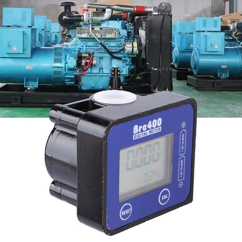 Fuel Oil Flowmeter, High Precision Digital Flow Meter, Diesel, Aluminium Alloy Pipeline Flow Gauge, 1/2 Inch LCD Display, Flow Meter, High Precision