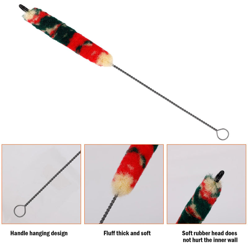 Piccolo Cleaner, Piccolo Cleaning Brush Clarinet Swab Musical Instrument Cleaning Brush Cotton Thread Piccolo Maintenance Kit Flute Cleaning & Care Products Tool Accessory