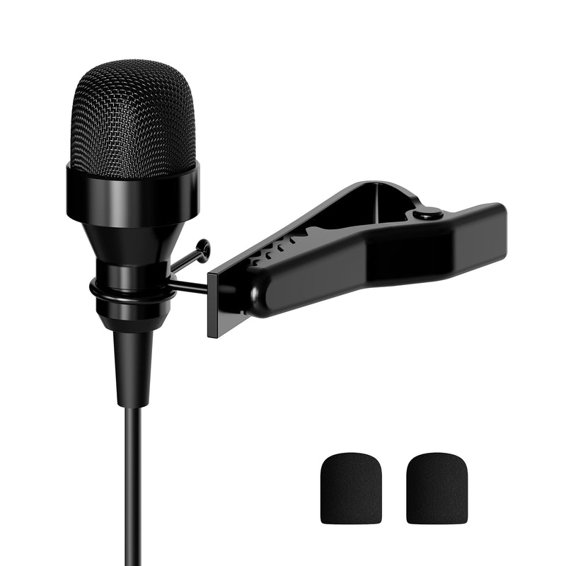J K Pro Lavalier Lapel Microphone MIC-J 017 Unidirectional Condenser Microphone Compatible with Shure Wireless Transmitter Mini XLR Ta4f Plug
