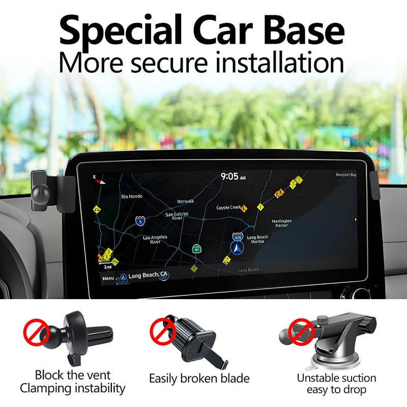 Car Magnetic Phone Mount for Hyundai Kona 2018 2019 2020 2021 2022 2023 [ 10.25 inch Touchscreen ] Auto Accessories Best Cellphone Holder Cell Phones Navigation Charging Screen Magnet Stand