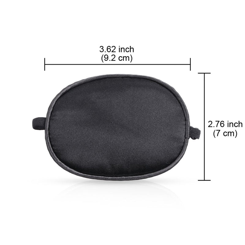 [AUSTRALIA] - Pure Silk Eye Patch For Adults, Amblyopia Obscure Astigmatism Training Strabismus Correction Black 