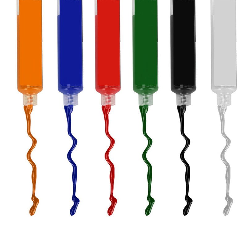 UV Solder Stop Paint, Pack of 6 10 cc UV Hardening Soldering Ink Soldering Masks Ink, Solder Mask Ink UV-Hardening Soldering Mask Ink UV-Hardening Pcb Bga Soldering Resistance Ink Prevents Corrosive