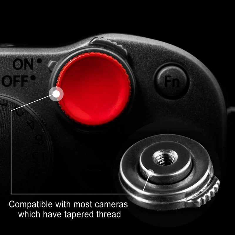 Camera Shutter Button (2 Pack/Red) Upscale and Delicate Soft Shutter Release Button Red
