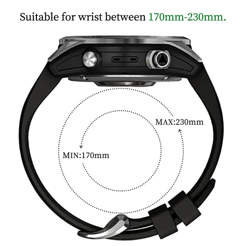 EZMVZKU 26mm Quickfit Watchbands for Fenix 8 AMOLED 51mm/Fenix 7X/7X Pro/6X/6X Pro/5X Plus/3 HR, Sport Silicone Straps Compatible with Garmin Enduro 3/2/Descent Mk3i/Epix Pro/Tactix 8 AMOLED 51mm 7pack3