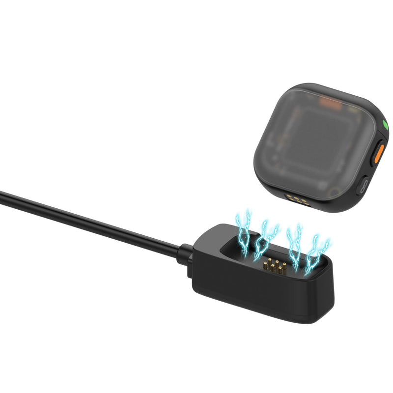 E ECSEM Charger Dock Compatible with DJI Mic 3/ DJI Mic Mini 2 Transmitter, 3.3Ft Type-C Magnetic Fast Charging Stand