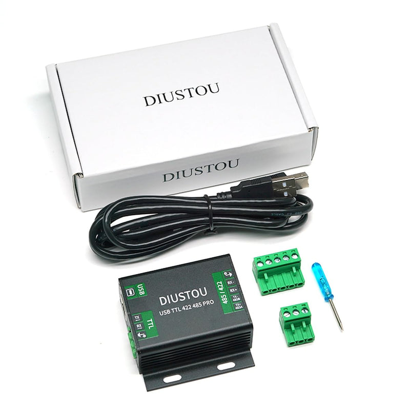 Multifunctional Serial Port Adapter USB to RS422/485 Supports TTL Interface Industrial Grade Stable Isolated FT232 High-Speed Serial Port