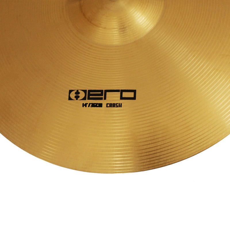 Arborea Brilliant Finish 14" Crash Cymbal Bright Sound Drum Practice Cymbal for Drum Set 14"Crash