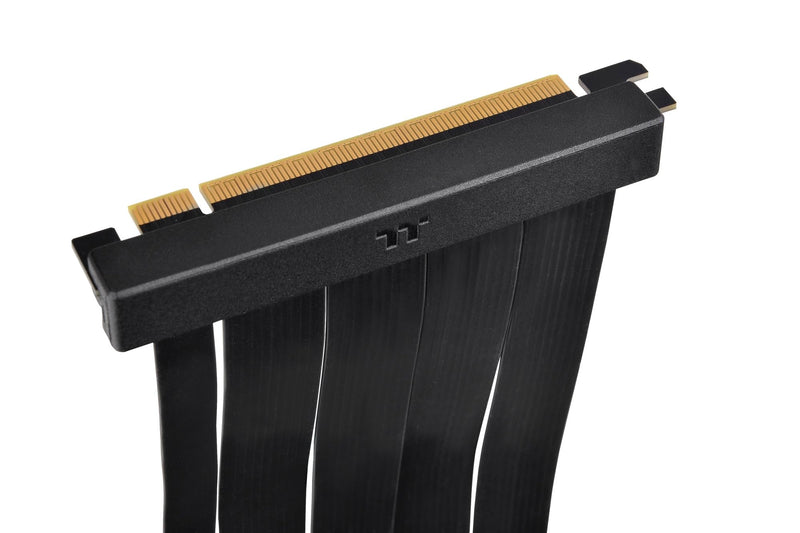 Thermaltake PCI-E 4.0 Dual 90 Degree Riser Cable | 130 mm | Black