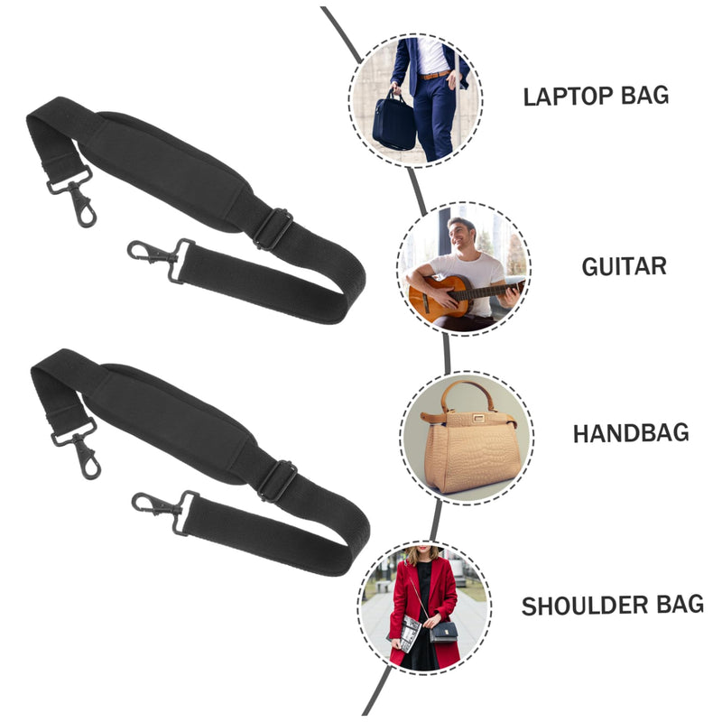 2pcs Strap Backpack Strap Pads Bag Strap Backpack Straps Violin case Strap Instrument case Box Metal