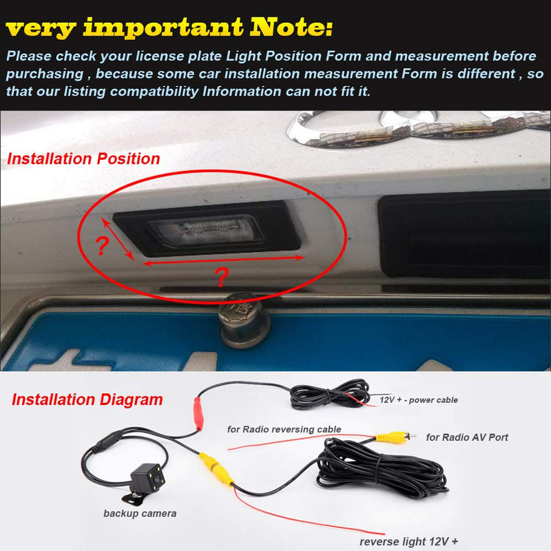1280 * 720 Pixels car Rear View Backup Camera Replacement for Toyota Prado Subaru Outback Impreza WRX Forester Tribeca Exiga Legacy Waterproof Night Vision Parking Reverse Vehicle Camera