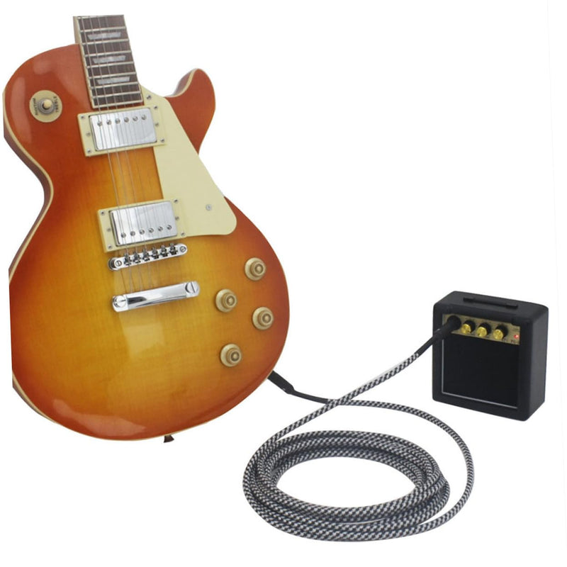 Happyyami Mini Guitar Amplifier Portable Compact Guitar Speaker Mini Loudspeaker for Acoustic and Electric Guitar