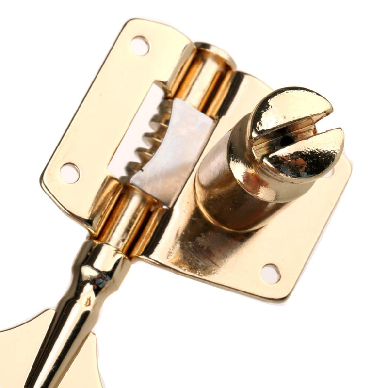 [AUSTRALIA] - Musiclily Pro 4 In Line Open Gear Electric Bass Tuners Machine Heads Tuning Keys Pegs for Precision Jazz Bass, Gold Gold Color 