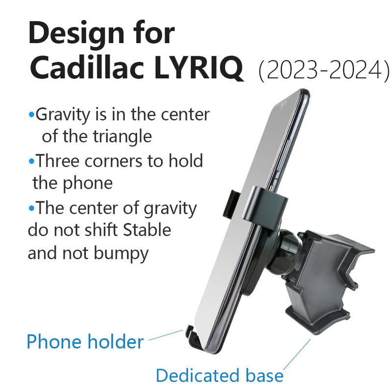 Car Phone Holder for Cadillac Lyriq 2023 2024 2025 2026 Auto Accessories Navigation Bracket Interior Decoration Mobile Cell Phone Mount case
