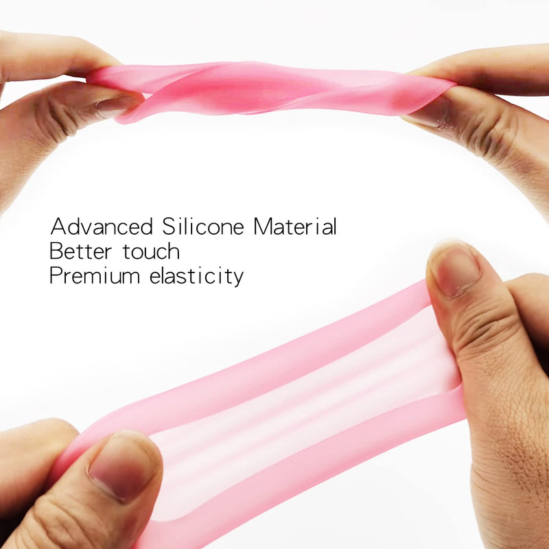 Mouse Silicone Case, for Apple Magic Mouse 1&2, Drop Proof, Dust Proof, Ultra Thin Cover 2-pink