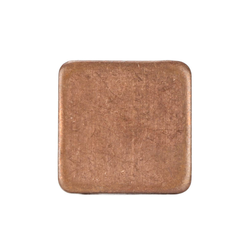 [AUSTRALIA] - Pack of 100 15 mm GPU CPU Thermal Heatsink Copper Pad, Copper Pad Shim Thermal Kit, Multiple Thickness Options Copper Plate Cooler Small Heatsink for Cooling PC Components (15 x 15 x 0.5 mm) 