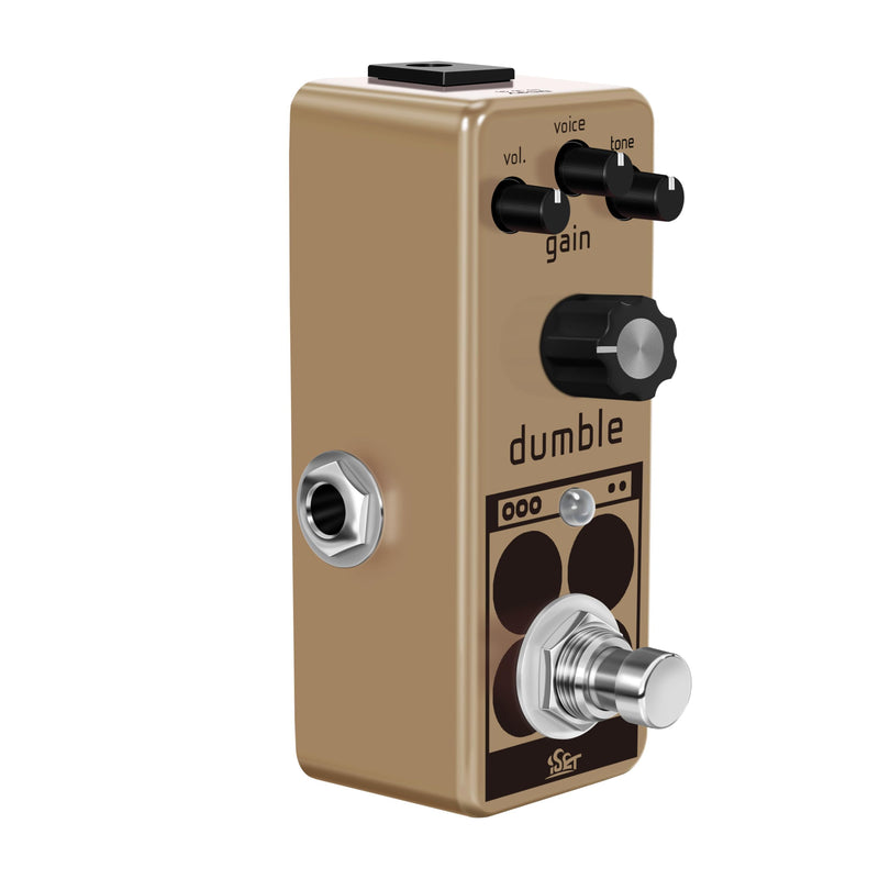 ISET Dumble Overdrive Pedal Analog Mini Single Guitar Effect For Electric Guitar Bass True Bypass