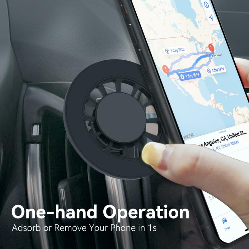 BEERTE Fits MagSafe Car Mount Fit for Chevrolet Equinox 2018-2024 Hands Free Magnetic Phone Holder for Car Vent 360° Rotation Car Phone Mount Fit for iPhone 17 16 15 14 13 12 MagSafe Case All Phones
