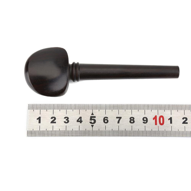 [AUSTRALIA] - 4 Pcs Cello Tuning Pegs, Ebony Wood No Hole Cello Peg for 4/4 Cello 