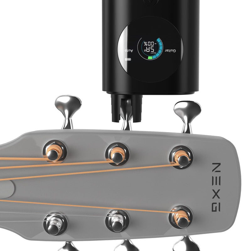 Enya Smart Automatic Guitar Tuner, Full-color LCD Screen - Metronome & String Winder - For Electric Guitars, Acoustic Guitars, Ukulele, Banjo, Mandolin, Black